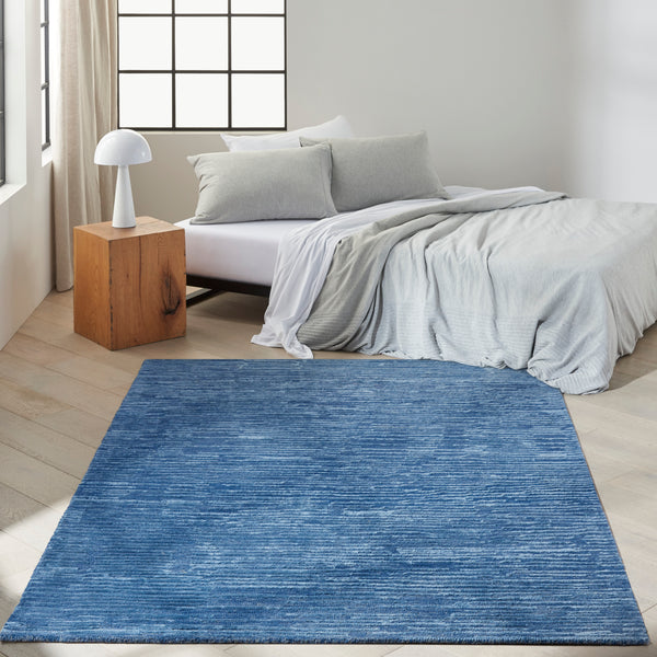 nourison ck010 linear lnr01 blue rug