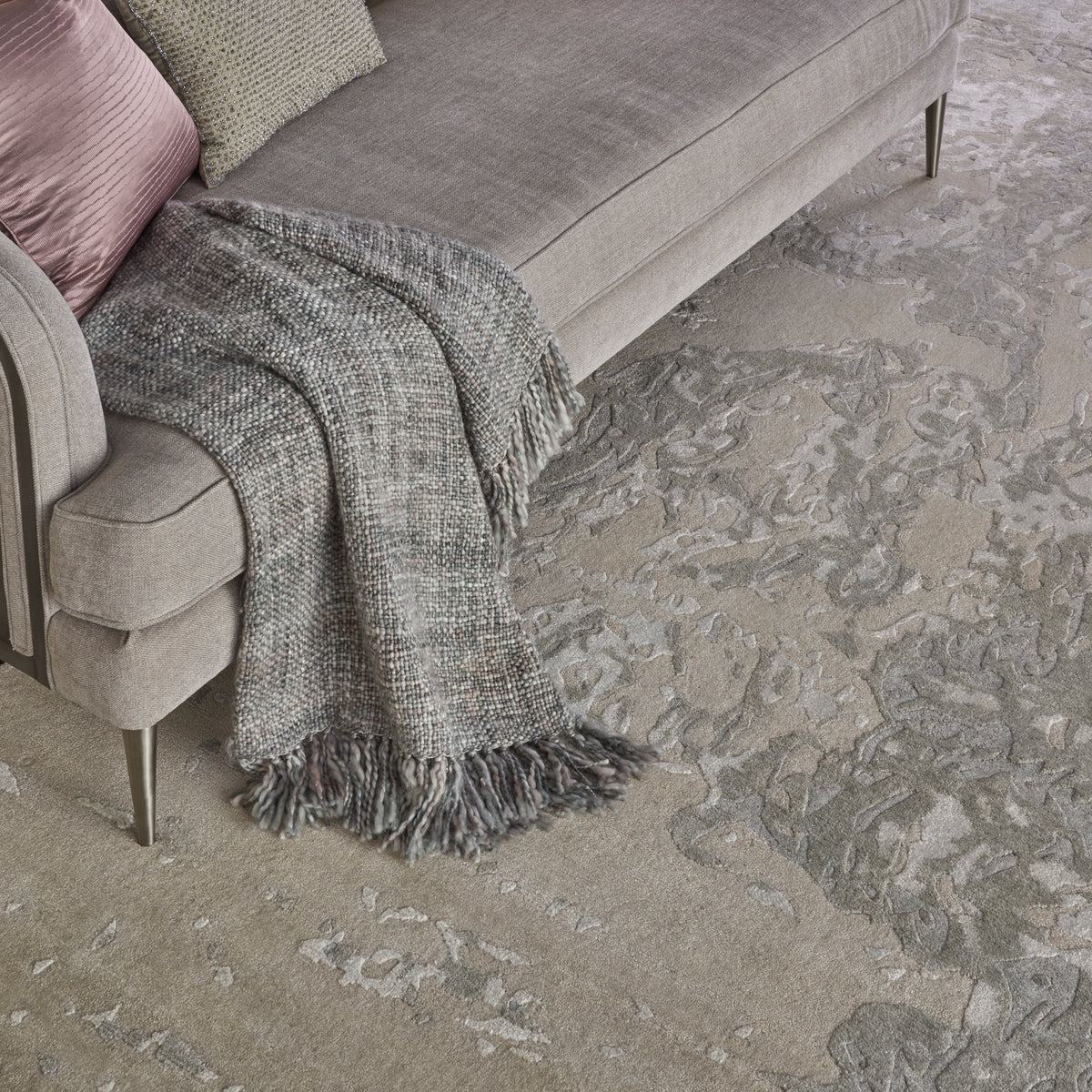 nourison silk shadows sha17 sand rug