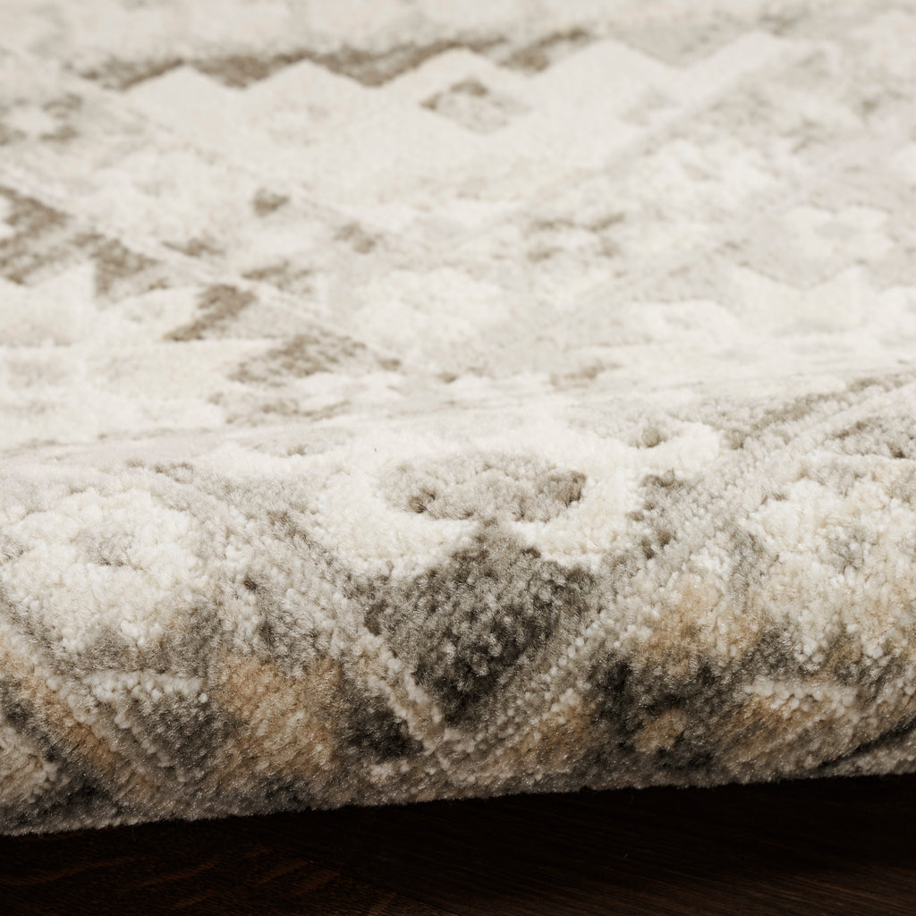 nourison serenity home srh01 ivory grey rug