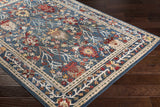Hauteloom Branford BRA Navy Machine Made Polypropylene Rug