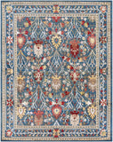 Hauteloom Branford BRA Navy Machine Made Polypropylene Rug