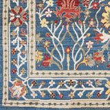 Hauteloom Branford BRA Navy Machine Made Polypropylene Rug