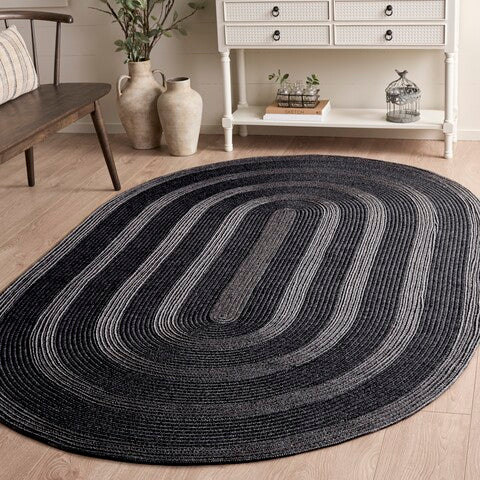 safavieh clearance braided bra260x dark green rug