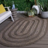 safavieh clearance braided bra260z black rug