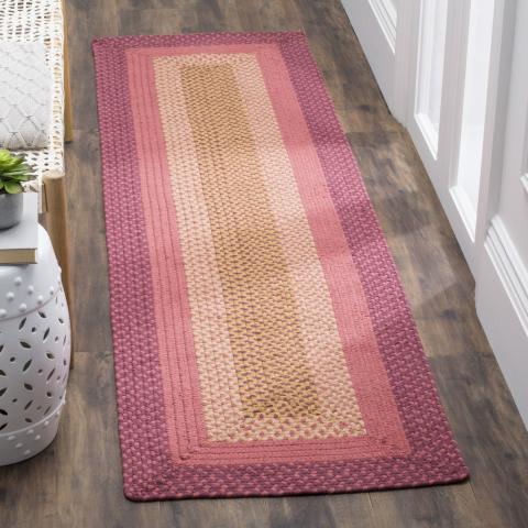 safavieh clearance braided brd165a purple rug