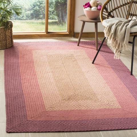safavieh clearance braided brd165a purple rug