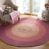 safavieh clearance braided brd165a purple rug