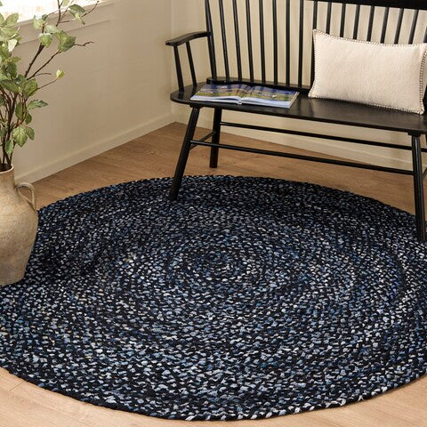 safavieh clearance braided brd210m black rug