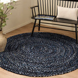 safavieh clearance braided brd210m black rug