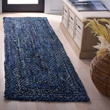 safavieh clearance braided brd210n navy rug