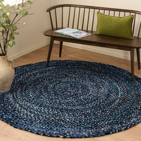 safavieh clearance braided brd210n navy rug