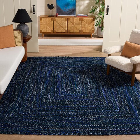 safavieh clearance braided brd210n navy rug