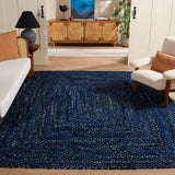 safavieh clearance braided brd210n navy rug