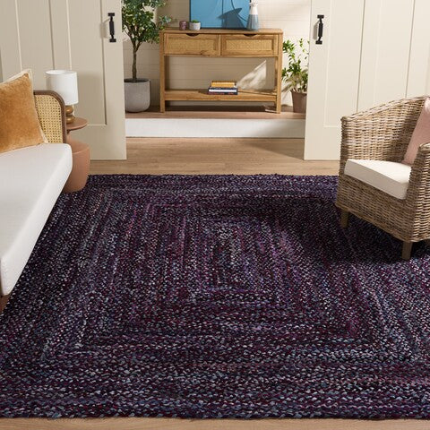 safavieh clearance braided brd210v purple rug