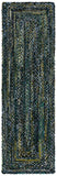 safavieh clearance braided brd210y dark green rug