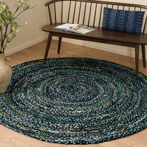 safavieh clearance braided brd210y dark green rug