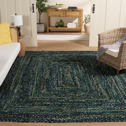safavieh clearance braided brd210y dark green rug