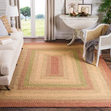 safavieh clearance braided brd303a rust rug