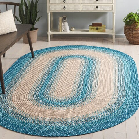 safavieh clearance braided brd311m blue rug