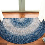 safavieh clearance braided brd311n navy rug