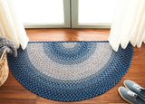 safavieh clearance braided brd311n navy rug