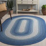 safavieh clearance braided brd311n navy rug