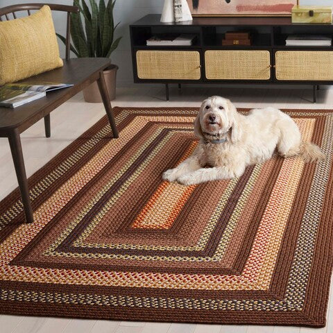 safavieh clearance braided brd313t brown rug