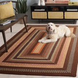 safavieh clearance braided brd313t brown rug