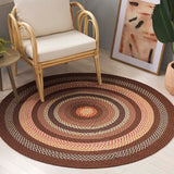 safavieh clearance braided brd313t brown rug