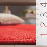 safavieh clearance braided brd317p rust rug