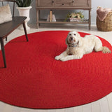 safavieh clearance braided brd317p rust rug