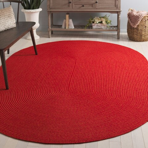 safavieh clearance braided brd317p rust rug