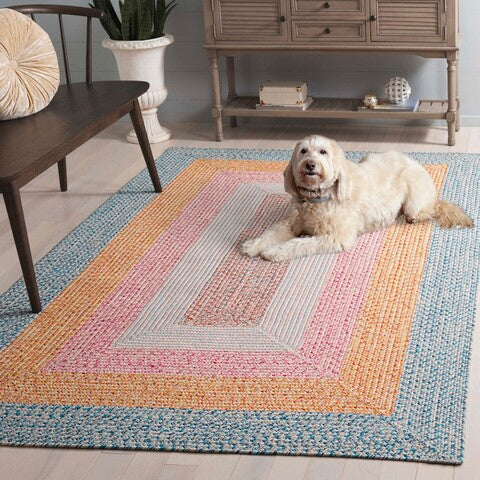 safavieh clearance braided brd318j aqua rug