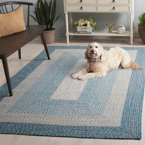 safavieh clearance braided brd318m blue rug