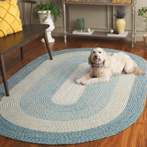 safavieh clearance braided brd318m blue rug