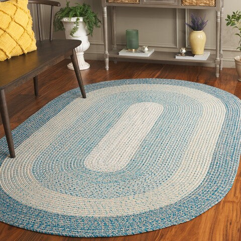 safavieh clearance braided brd318m blue rug