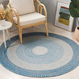 safavieh clearance braided brd318m blue rug