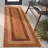 safavieh clearance braided brd318p rust rug