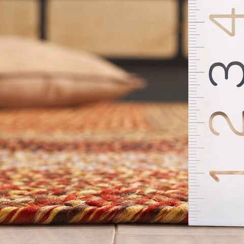 safavieh clearance braided brd318p rust rug