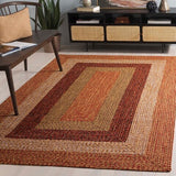 safavieh clearance braided brd318p rust rug