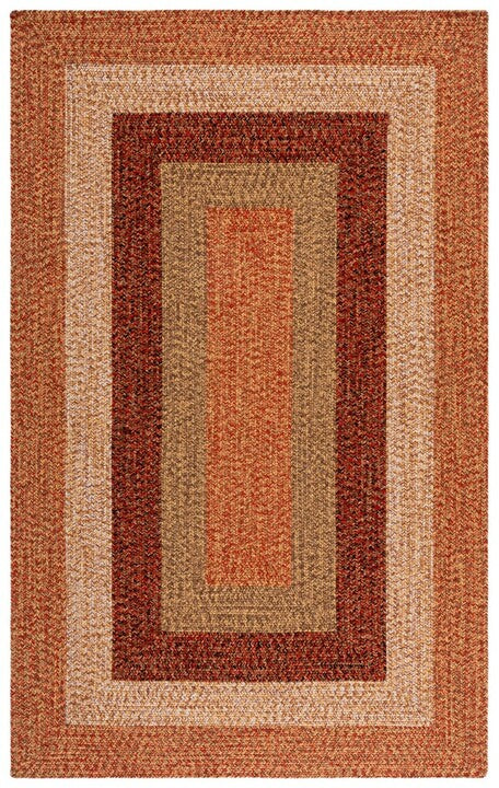 safavieh clearance braided brd318p rust rug