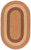 safavieh clearance braided brd318p rust rug