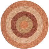 safavieh clearance braided brd318p rust rug