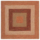 safavieh clearance braided brd318p rust rug