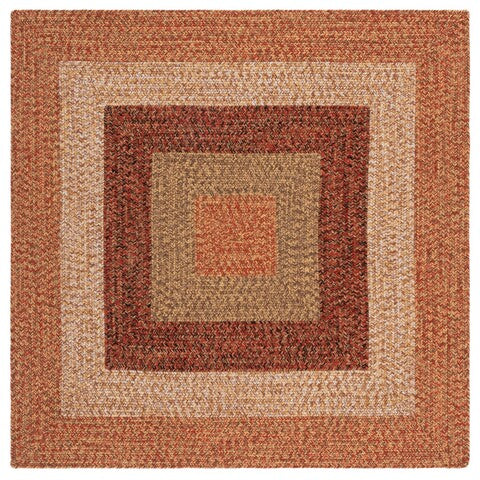 safavieh clearance braided brd318p rust rug