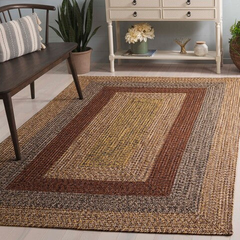 safavieh clearance braided brd318t brown rug