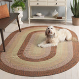 safavieh clearance braided brd320t dark brown rug