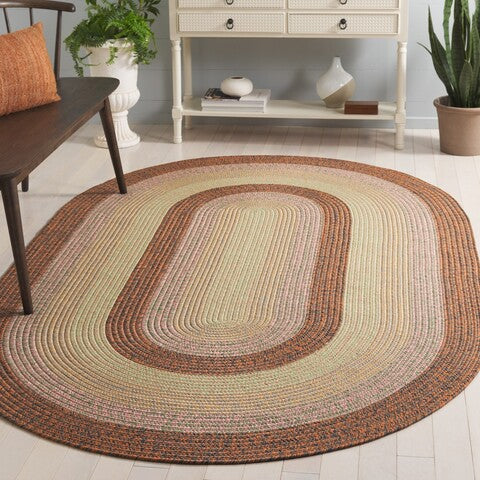 safavieh clearance braided brd320t dark brown rug