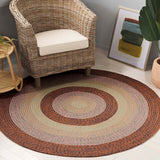 safavieh clearance braided brd320t dark brown rug