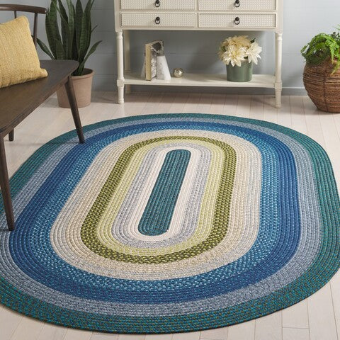 safavieh clearance braided brd323n navy rug